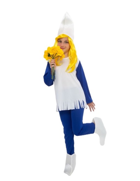 Fantasia Anã Azul Nova - de alta qualidade, ideal para o carnaval, festas temáticas e eventos especiais